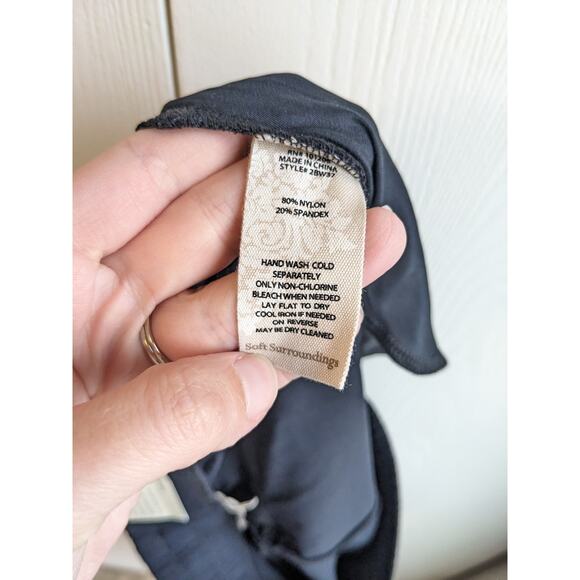 Soft Surrounding Joggers Drawstring Elastic Waist Straight Leg Pants Size XS - Picture 4 of 5